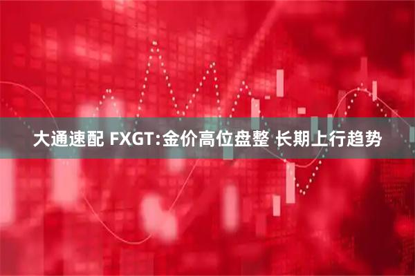 大通速配 FXGT:金价高位盘整 长期上行趋势